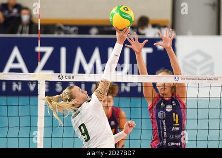 scandicci (Fi), Italien, 06. Oktober 2020, BOYKO Yuliya (Khimik YUZHNY) während Savino Del Bene Scandicci gegen Khimik Yuzhny, Volleyball Champions League Women - Credit: LM/Filippo Tomasi/Alamy Live News Stockfoto