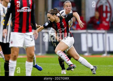 Eborah Salvatori Rinaldi (AC Mailand) während AC Mailand vs Juventus Frauen, Italienische Fußball Serie A Frauen Meisterschaft, Mailand, Italien, 05 Oct 2020 Credit: Lm Stockfoto