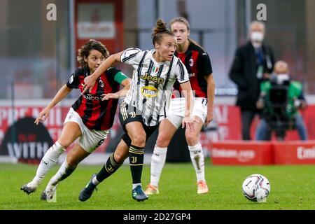 Urora Galli (Juventus FC) während AC Mailand gegen Juventus Frauen, Italienische Fußballserie A Frauenmeisterschaft, Mailand, Italien, 05 Oct 2020 Credit: LM/Francesco Stockfoto