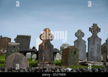 Friedhof: Reisen durch den Süden Irlands. Stockfoto