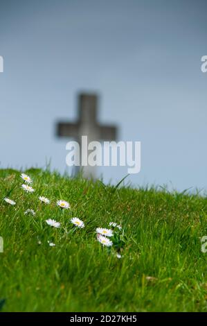 Friedhof: Reisen durch den Süden Irlands. Stockfoto
