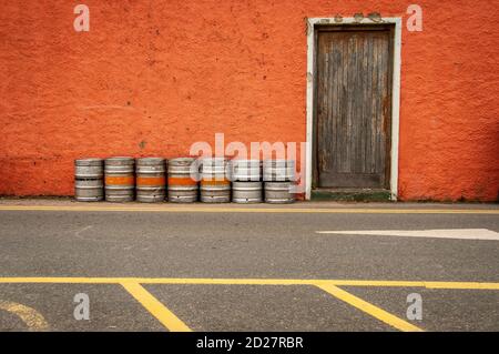 Stadtgebiete: Reisen durch den Süden Irlands. Stockfoto