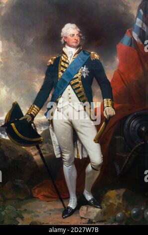 William IV Porträt von König Wilhelm IV. (William Henry; 1765-1837) von Sir Martin Archer Shee, Öl auf Leinwand, um 1800. Stockfoto