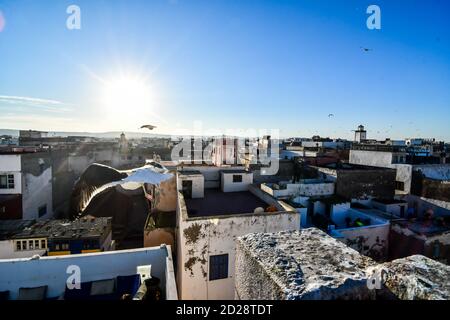 Ansicht der Stadt, Foto als Hintergrund Stockfoto