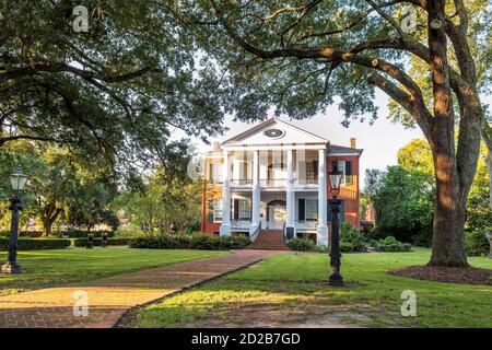 Rosalie Mansion, Vorkriegsheim in Natchez, Mississippi, USA. Stockfoto