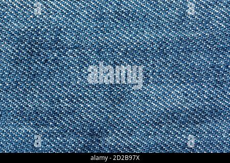 Abstrakte blaue Jeans Stoff Textur und Hintergrund. Detail von jean Textilmaterial. Stockfoto