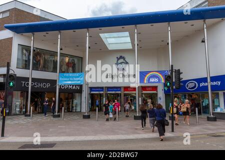 High Chelmer Einkaufszentrum in Chelmsford, Essex, Großbritannien. Stockfoto