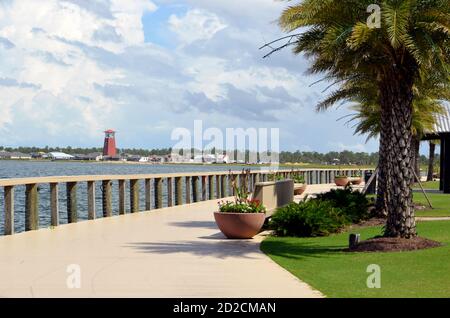 Babcock Ranch, EINE nachhaltige Gemeinde im Südwesten Floridas, läuft auf Solarengerei. Stockfoto