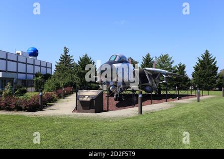 F-14 Tomcat auf der Northrop Grumman Bethpage Long Island ausgestellt New York Stockfoto