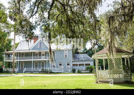 Brooksville Florida, Hernando Heritage Museum, May-Stringer House, 1855, historisches Haus im viktorianischen Stil, Nationales Register historischer Stätten, Queen Anne Stockfoto