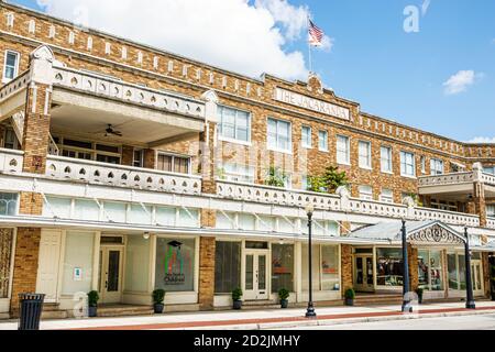 Avon Park Florida, Jacaranda Hotel, historische Hotels Unterkunft Inn Motel Motels, 1926, National Register of Historic Places, Architekt William Heim, Clas Stockfoto