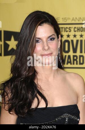 Sandra Bullock bei den 15. Annual Critics Choice Movie Awards im Hollywood Palladium in Hollywood CA. Am 15. Januar 2010 Stockfoto