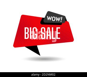 Black Friday großen Verkauf Banner Vorlage. Retro Design Element Dialog Wolke, Halbton Punkt Hintergrund. Werbung Zeichen Banner des Verkaufs, Förderung. Isolierte Vektordarstellung Stock Vektor