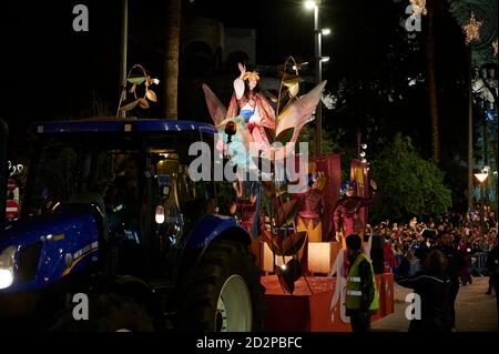 Parade Der Drei Könige, Palma, Mallorca, Spanien Stockfoto