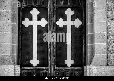 cementerio, Bunyola, Mallorca, balearen, Spanien Stockfoto