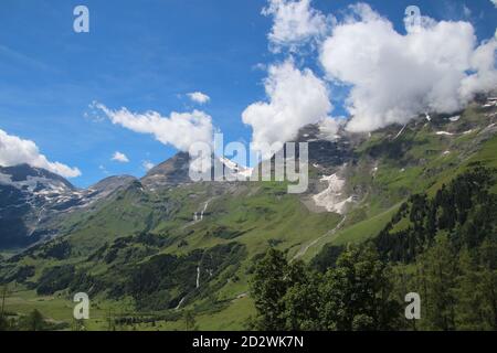 Alpenlandschaft an der Großglockner Hochalpenstraße, Österreich Stockfoto