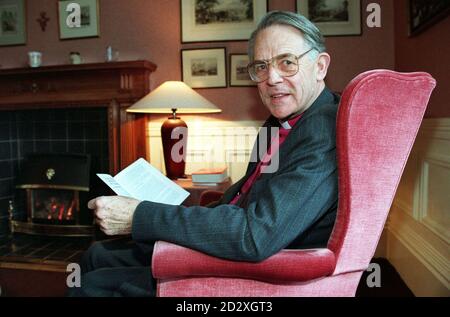 Der RT Rev, David Stuart Sheppard, der wie der Bischof Liverpool heute (Montag) abtreten soll. Foto von Dave Kendall/PA Uhr für PA Story Stockfoto