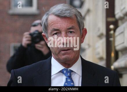 Unabhängiger TD Michael Lowry im Davenport Hotel in Dublin heute Abend. Stockfoto