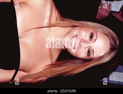 Bibliotheksdatei vom 08.11.97 der Sängerin Mariah Carey, die ihren 28. Geburtstag am Freitag 27. März 1998 feiert. Bild von Stefan Rousseau Stockfoto