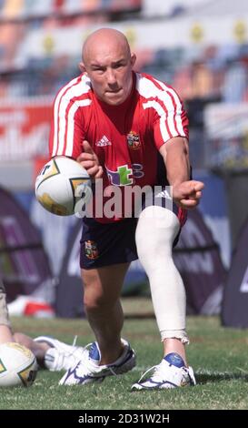 Der britische und irische Löwe Phil Greening zurück in Licht Training mit der Lions Trainingseinheit im Dairy Farmer Stadium Townsville, vor dem morgigen Spiel gegen die Präsidenten XV. Stockfoto