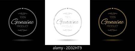 Goldenen Kranz Symbole Stock Vektor