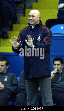 Bradford City Manager Nicky Law während ihres Division One Spiels gegen Sheffield Mittwoch in Hillsborough, Sheffield. DIESES BILD KANN NUR IM RAHMEN EINER REDAKTIONELLEN FUNKTION VERWENDET WERDEN. KEINE INOFFIZIELLE CLUB-WEBSITE. Stockfoto