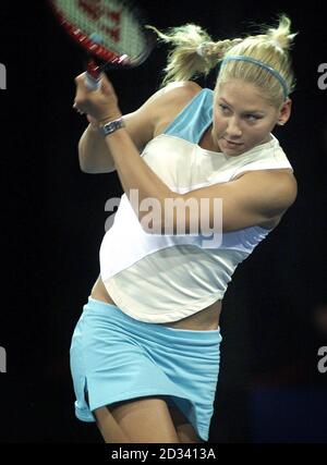 Anna Kournikova / Monica Seles in der Triologie, Europa / USA, in Dublin. Stockfoto