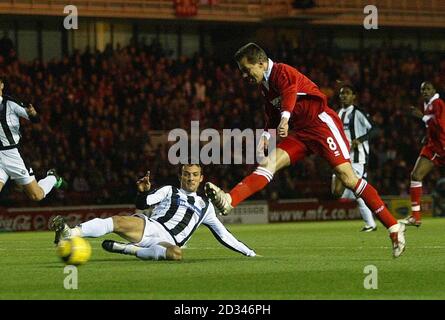 Szilard Nemeth, Middlesbrough. DIESES BILD KANN NUR IM RAHMEN EINER REDAKTIONELLEN FUNKTION VERWENDET WERDEN. KEINE WEBSITE-/INTERNETNUTZUNG, ES SEI DENN, DIE WEBSITE IST BEI DER FOOTBALL ASSOCIATION PREMIER LEAGUE REGISTRIERT. Stockfoto