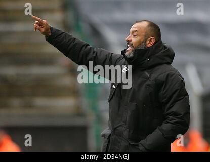 Wolverhampton Wanderers' Manager Nuno Espirito Santo beim Sky Bet Championship Spiel in Molineux, Wolverhampton. Stockfoto