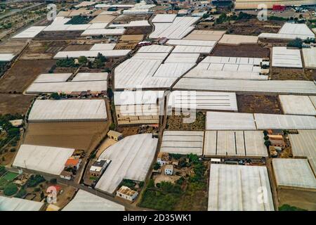 Luftaufnahmen von Almeria, Andalusien, Spanien, Europa Stockfoto