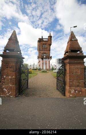 Mauchline, Ayrshire, Schottland , Großbritannien 20 May 2019 National Burns Monument Stockfoto