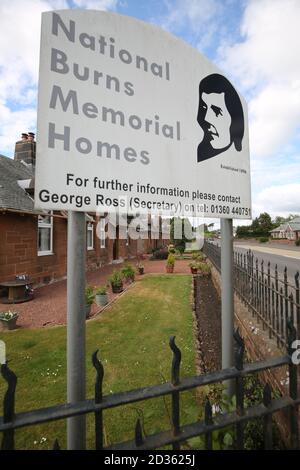 Mauchline, Ayrshire, Schottland , Großbritannien 20 May 2019 National Burns Monument Stockfoto