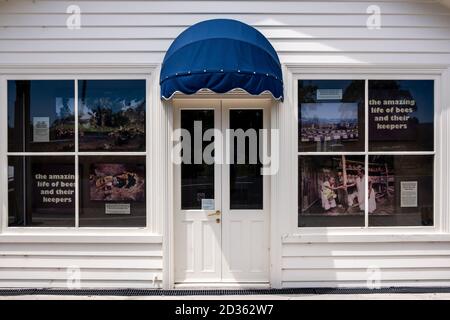 TASMANIEN, AUSTRALIEN - 18. Dez 2019: Melita verfügt über eine Vielzahl von Honigprodukten, die größer waren als andere Honigmärkte in Launceston. Stockfoto