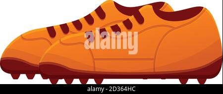 Symbol für Fußballschuhe für Männer. Cartoon von Mann Fußballschuhe Vektor-Symbol für Web-Design isoliert auf weißem Hintergrund Stock Vektor