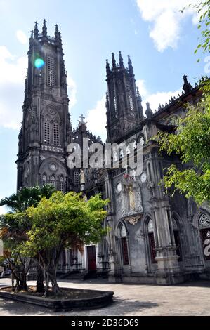 Die schöne Kirche - Nam Dinh, Vietnam Stockfoto