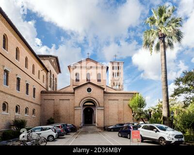 Benediktinerkirche von Sant'Anselmo all'Aventino - Rom, Italien Stockfoto