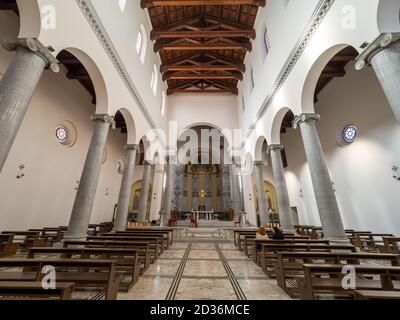 Benediktinerkirche von Sant'Anselmo all'Aventino - Rom, Italien Stockfoto