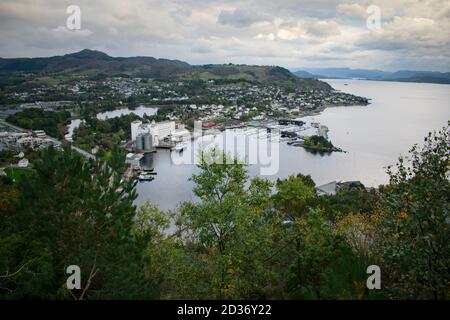 Norwegen Fischerdorf von Stavanger - Tau Norwegen Stockfoto