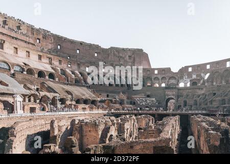 ROM, ITALIEN - 01. Sep 2020: Die atemberaubende klassische Architektur Italiens, eingefangen in Pisa, Rom und Florenz. Stockfoto