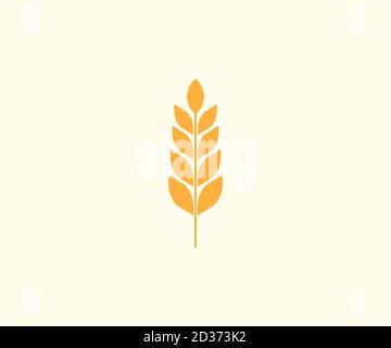 Weizen, Getreide, Getreide, Landwirtschaft Symbol. Vektor-Illustration, flaches Design. Stock Vektor