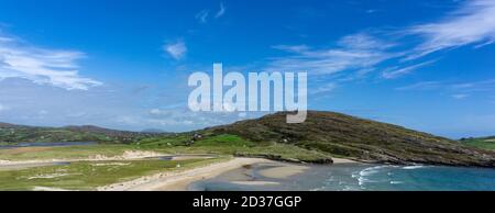 Die Landschaft rund um Barleycove Beach in West Cork, Irland. Der Strand wurde von der Europäischen Union als besonderes Schutzgebiet ausgewiesen. Stockfoto