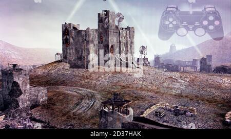 Reign of Fire – Sony PlayStation 2 PS2 – Editorial Nur verwenden Stockfoto