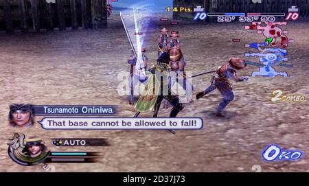 Samurai Warriors 2 - Empires - Sony PlayStation 2 PS2 - nur für redaktionelle Zwecke Stockfoto