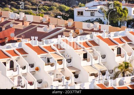 Ocean's Coast View Montana Amarilla Teneriffa Stockfoto