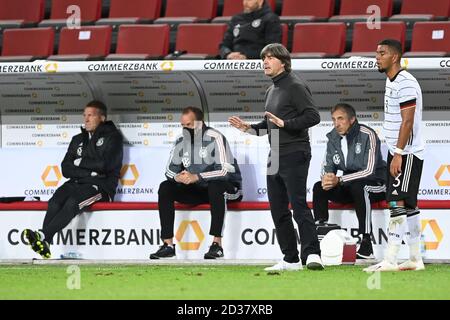 Köln, Deutschland. Oktober 2020. Bundestrainer Joachim Jogi Loew (Deutschland). GES./Fussball/Testspiel: Deutschland - Tuerkei, 07.10.2020 Fußball: Testmatch: Deutschland gegen Türkei Köln, 7. Oktober 2020 Quelle: dpa/Alamy Live News Stockfoto