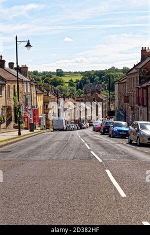 Barnard Castle ist eine Marktstadt in Teesdale, County Durham, England. Es ist nach dem Schloss benannt, um das es herum gebaut wurde. Juli 2020 Stockfoto