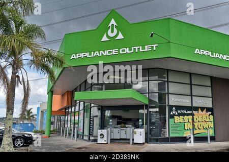 AUCKLAND, NEUSEELAND - 20. März 2019: Auckland / Neuseeland - 20 2019. März: Appliance Outlet Clearance Store in East Tamaki Stockfoto