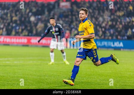 Brondby, Dänemark. November 2018. Dominik Kaiser (7) von Broendby, WENN er während des 3F Superliga-Spiels zwischen Broendby IF und Aarhus GF im Brondby Stadium gesehen wird. (Foto: Gonzales Photo - Thomas Rasmussen). Stockfoto