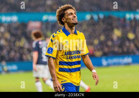 Brondby, Dänemark. November 2018. Hany Mukhtar (10) von Broendby, WENN er während des 3F Superliga-Spiels zwischen Broendby IF und Aarhus GF im Brondby Stadium gesehen wurde. (Foto: Gonzales Photo - Thomas Rasmussen). Stockfoto