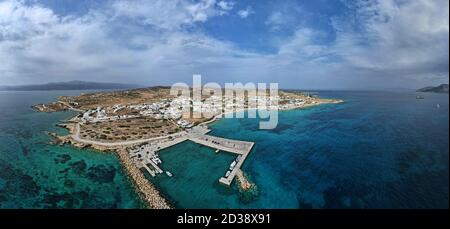Pano Koufonisi Hafen, Kykladen, Griechenland Stockfoto